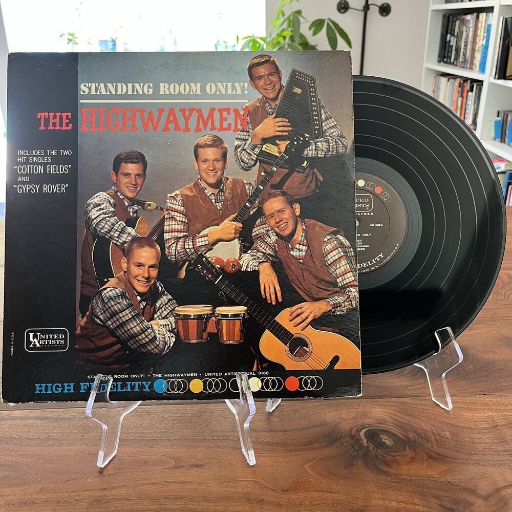The Highwaymen Standing Room Only! Vinyl LP 1961 United Artists UAL 3168 Mono